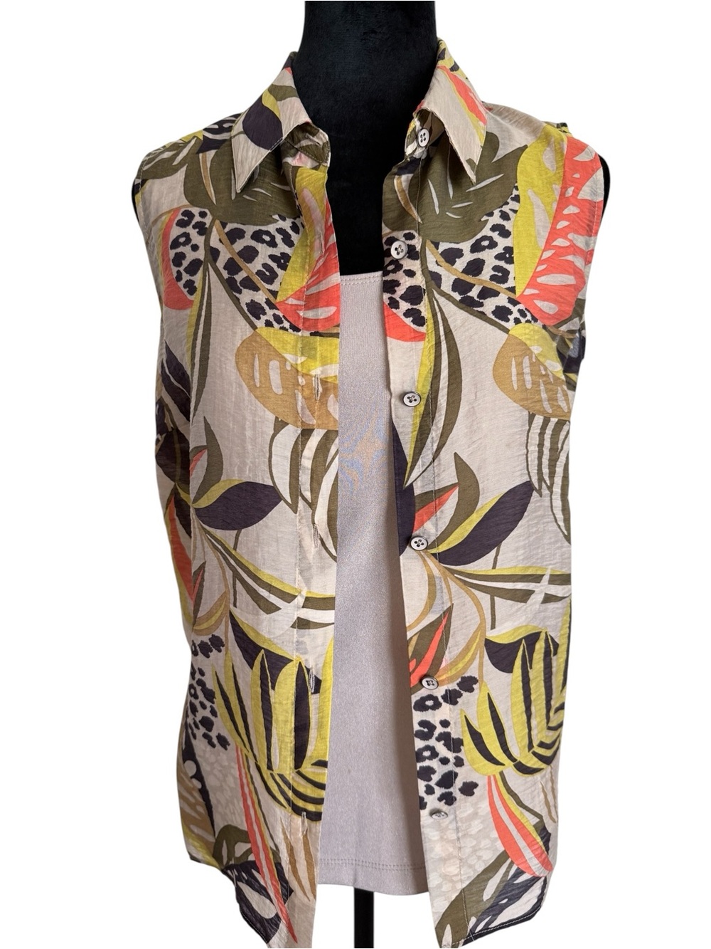CAbi Bali Tropical Print Shirt - Picture 10 of 14